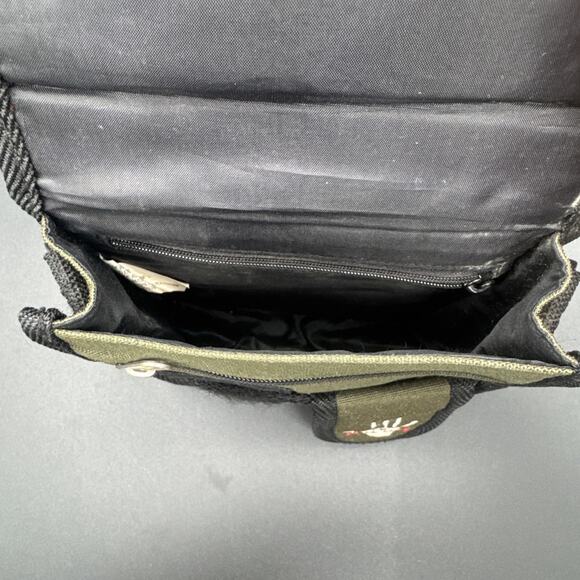 Vintage 90s Y2K Mudd Crossbody Bag Purse Satchel Grunge Olive Green No Strap - Picture 7 of 8